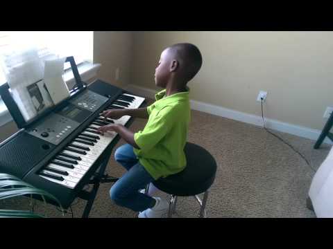 Thumbnail for 5 year old TJ playing the keyboard. by Tim Blake