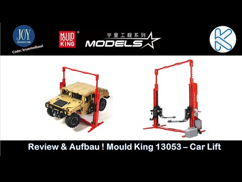 A cool car lift! Assembly and review of the Mould King 13053 Car Lift