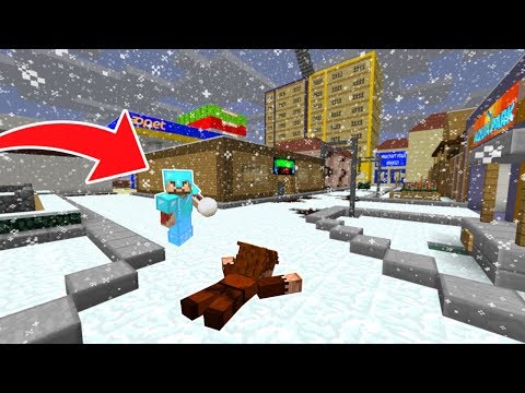 ŞEHRE KAR YAĞIYOR! 😱 - Minecraft
