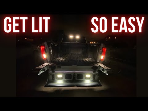 Bright LED Multi-Pro Tailgate Step Lights – No Instructions, No Problem!