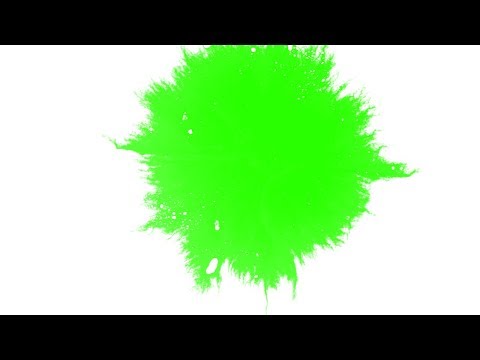 GREEN SCREEN INK SPLATTER PAINT 4K NOCOPYRIGHT MOTION VIDEO STOCK | FILM STOCK FX