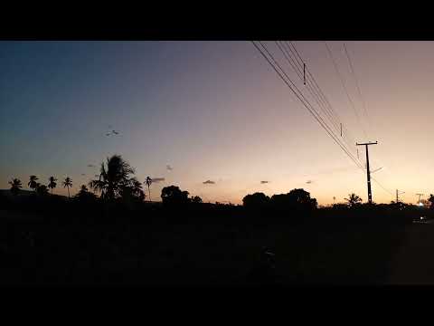 Por do sol em sítio Areial #zona rural #mogeiro #paraiba novembro 2025.