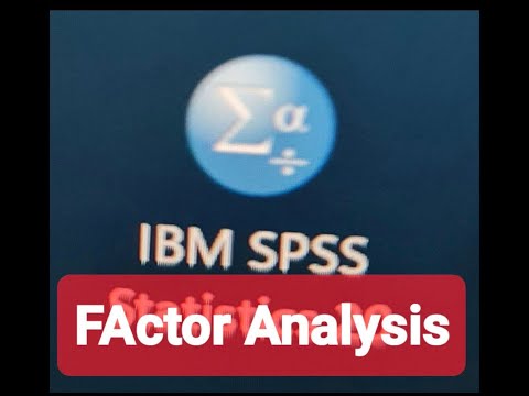 التحليل العاملي الاستكشافي باستخدام SPSS (Factor Analysis)
