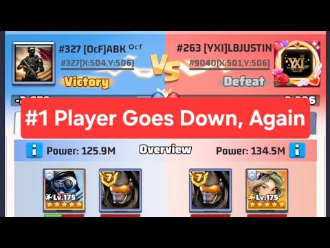 #1 Player, Justin Continues to Lose in Last War