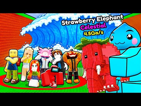 El ÚLTIMO en SALIR del CÍRCULO, GANA un BRAINROT DIVINO en Escape Tsunami por Brainrots!