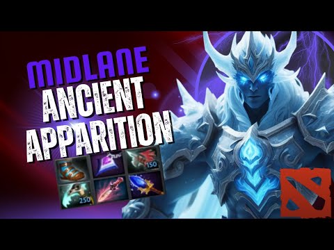 Ancient Apparition Midlane Carry! | High Damage Core Build | Dota 2 Gameplay Replay
