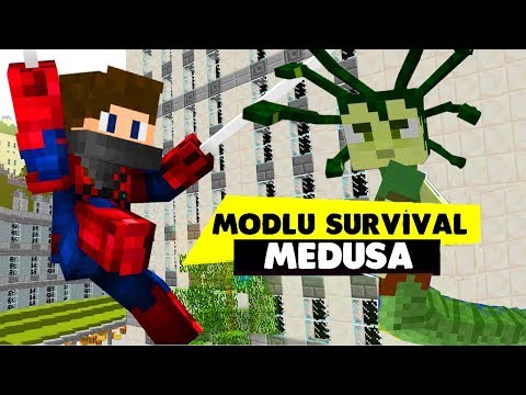 3.Sezon Minecraft Modlu Survival Bölüm 28 - YILAN BAŞLI MEDUSA🐍