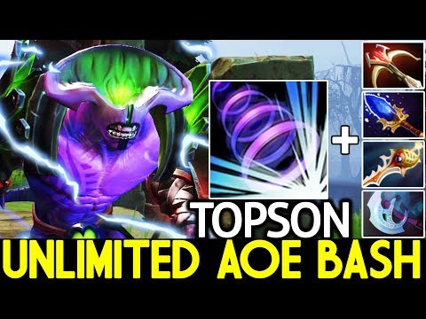 TOPSON [Faceless Void] Unlimited AOE Bash Crazy Scepter Build 7.24 Dota 2