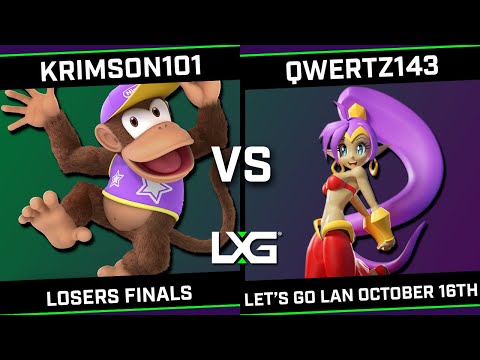 Krimson101 (Diddy Kong) vs qwertz143 (Mii Gunner) - LXG Let's Go LAN October 16th - Losers Finals