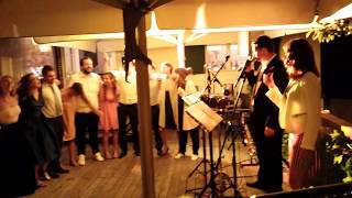 Wedding guests with Passion Embrace Band!