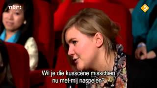 2013 - Richard Gere kisses Dutch student (College Tour)