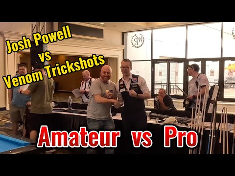 Venom Trickshots vs Josh Powell. 2 Rail bank to win