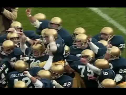 Rudy Georgia Tech scene filming during Notre Dame vs Boston college game November 7th 1992
