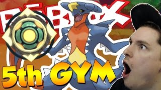HOW TO BATTLE THE 5TH GYM IN POKEMON BRICK BRONZE!!! - DefildPlays