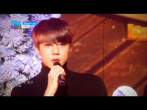 【TVPP】EXO – Sing For You, 엑소 – 싱 포 유 @ Comeback stage,  Show! Music Core Live