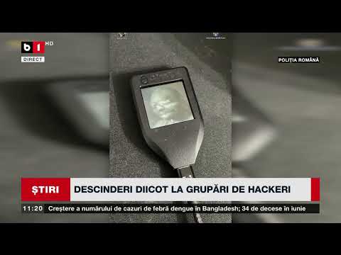 DESCINDERI DIICOT LA GRUPĂRI DE HACKERI_Știri B1_29 iunie 2023