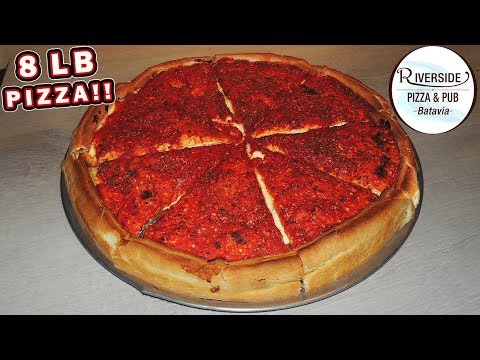 Sfida per gli amanti della pizza ripiena di carne in stile Chicago da 8 libbre!!