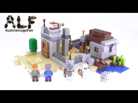Vidéo LEGO Minecraft 21121 : L'avant-poste dans le désert