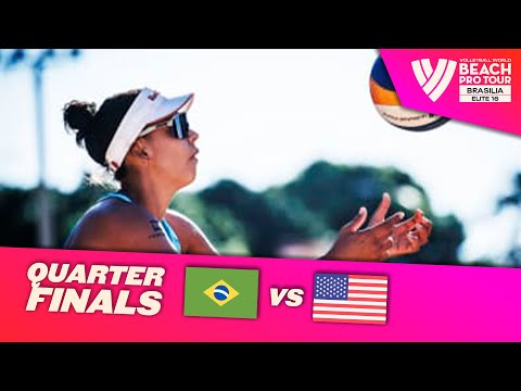 Ana Patrícia/Duda vs. Hughes/Cheng - Quarter Finals Highlights | Brasilia 2024 #BeachProTour