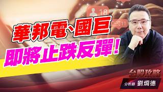 華邦電、國巨即將止跌反彈！｜台股攻略｜劉烱德 (圖)
