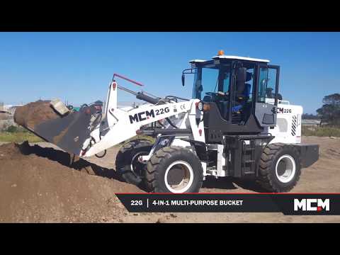 MCM 22G Wheel Loader with Multi-Purpose Bucket