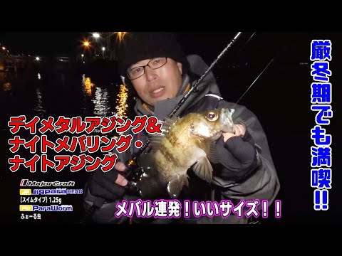 厳冬期でも満喫！！デイメタルアジング＆ナイトメバリング・ナイトアジング（ルアー合衆国/2021年2月13日放送）