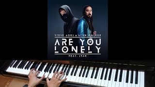 Alan Walker &amp; Steve Aoki ft ISAK &amp; Omar Noir - Lonely (Are You Lonely) (Jarel Gomes Piano)