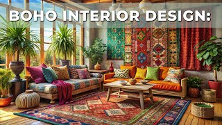 BohoI nterior Design: Stunning Ideas to Transform Your Space into a Cozy Bohemian Paradise!
