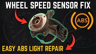 Wheel Speed Sensor Fix: EASY ABS Light Repair in your Car!