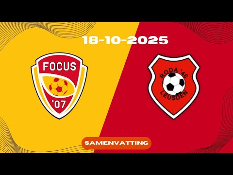 Spannende Beker Clash tegen 1e Klasser | Focus'07 1  - Roda '46 1 | Samenvatting
