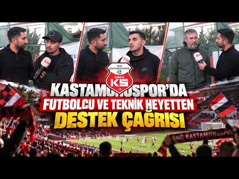 Kastamonuspor’da futbolcu ve teknik heyetten destek çağrısı