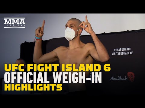 UFC Fight Island 6 Official Weigh-In Highlights - MMA Fighting