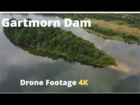 Gartmorn Dam Sauchie Clackmannanshire Drone Footage July 2021 4k