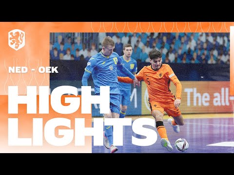 Highlights Nederland - Oekraïne (20-1-2022) | EK Futsal '22 | Oranje Futsal