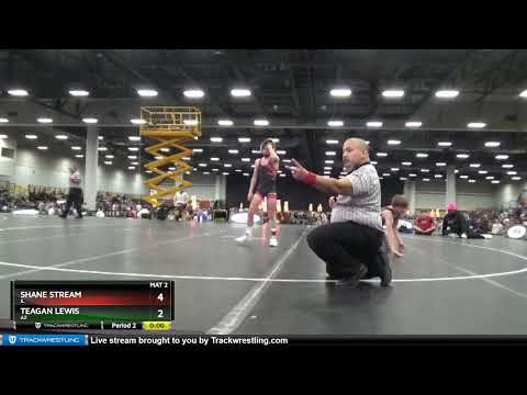 97 Lbs Cons. Round 4 - Shane Stream, IL Vs Teagan Lewis, AZ Ebdf