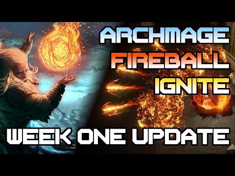 Build Update on my Trickster Ignite Fireball Archmage Character in Path of Exile 3.12 Heist
