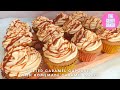 SALTED CARAMEL CUPCAKES WITH CARAMEL FILLING Brown Sugar Sponge Recipe THE GEEKY BAKER