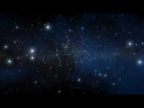 Футаж - Вселенная, звезды, космос. ¦ Синий фон для видео ¦ Все для видеомонтажа