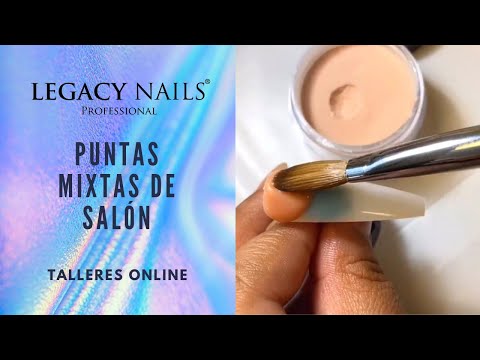 PUNTAS MIXTAS DE SALÓN │ TALLER DE UÑAS │ LEGACY NAILS