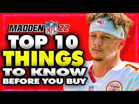 Madden 22 Top 10 Things You NEED TO KNOW Before You Buy | Gameplay, Franchise, PC, and More!