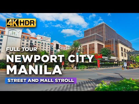 Full Tour of NEWPORT CITY MANILA | Featuring Newport World Resorts and Mall in Pasay City【4K】