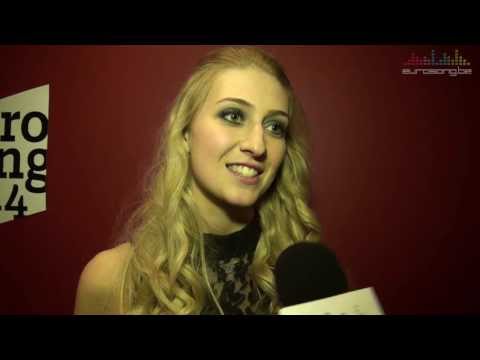 Interview Axeela (Chasing Rainbows) - Eurosong 2014 (Halve finale)
