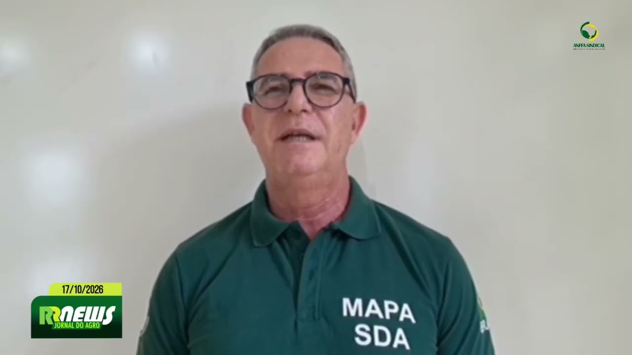 Rodrigo Machado, secretário-geral do ANFFA Sindical, na TV Revista Rural.
