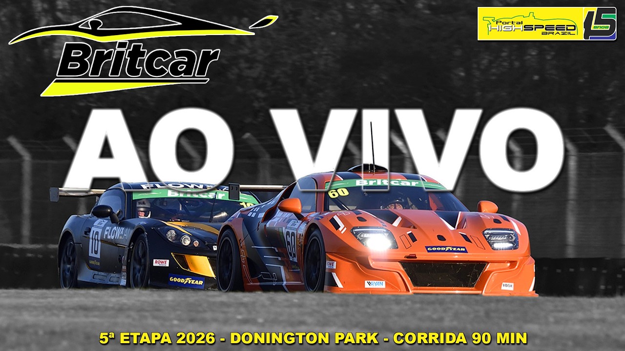 🔴 BRITCAR ENDURANCE CHAMPIONSHIP | 5ª Etapa 2026 | Leicestershire (UK) | AO VIVO