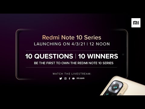 Redmi Note 10 Series Product Launch