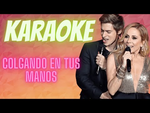 Colgando en tus manos – Karaoke con letra | Carlos Baute y Marta Sánchez (Instrumental)