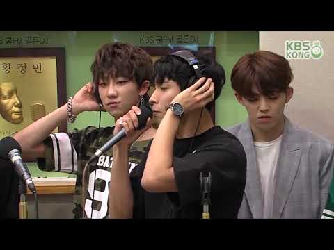 Seventeen DK singing "Don't Wanna Cry" in live radio got The8 (Minghao) fanboying at him