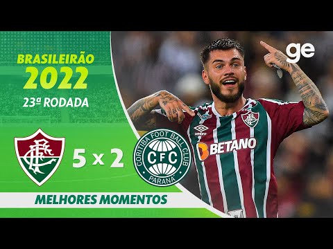 Gols e lances de Fluminense x Coritiba