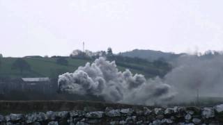 preview picture of video '6201 Princess Elizabeth with 'The Settle & Carlisle' Railtour - 26 March 2011'