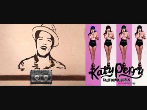 Mashup -- Bruno Mars vs Katy Perry - Just the way California gurls are